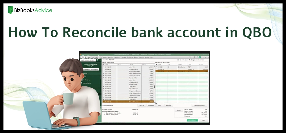 Reconcile in QuickBooks