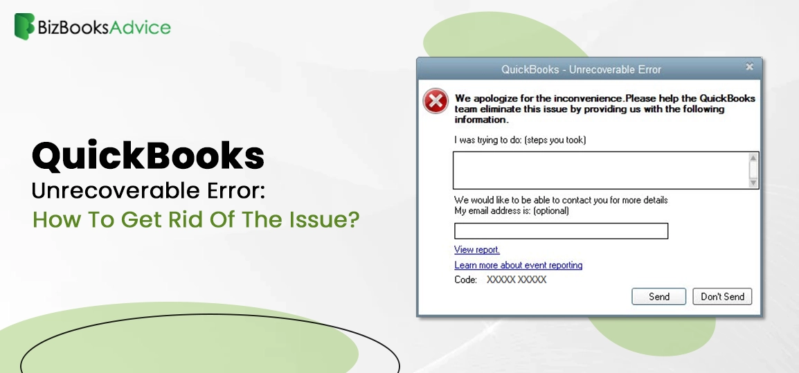 QuickBooks unrecoverable error