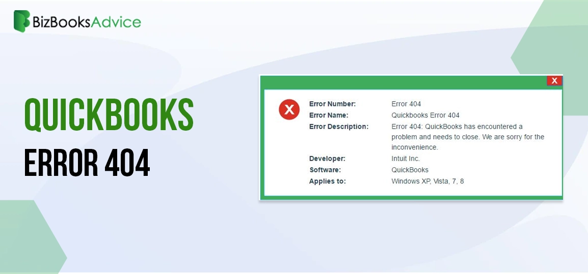 QuickBooks Error 404