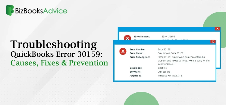 QuickBooks Error 30159