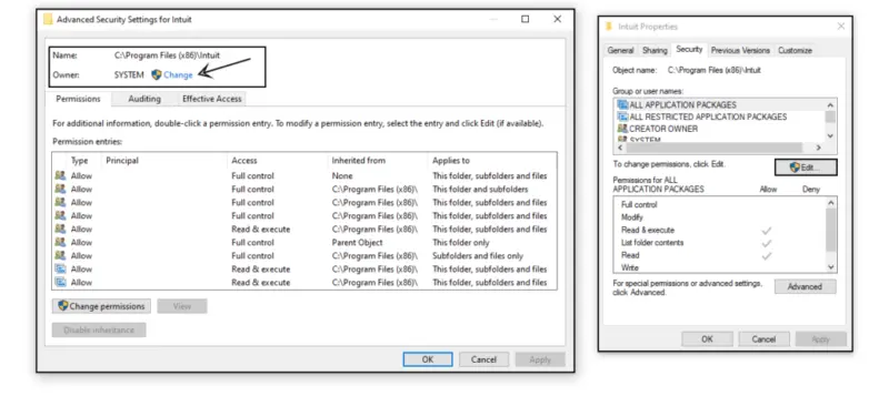 Add-windows-permissions-to-QuickBook-installation-folders-Error-code-15240-BizBooksAdvice