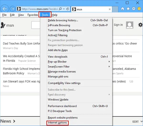 Choose-internet-options-in-IE-BizBooksAdvice