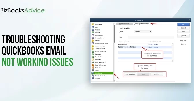 QuickBooks Email Not Working: Get It Fixed Right Away!