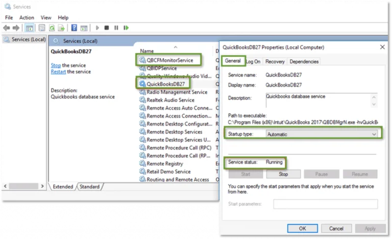 Running or Started
Quickbooks-DB-Service- BizBooksAdvice