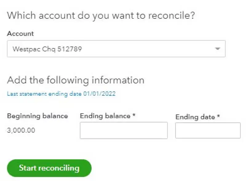 Start checking your Beginning balance - BizBooksAdvice
