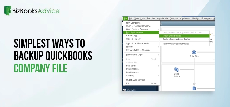 Backup QuickBooks Company File