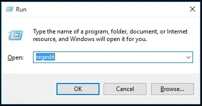 hit the Enter key