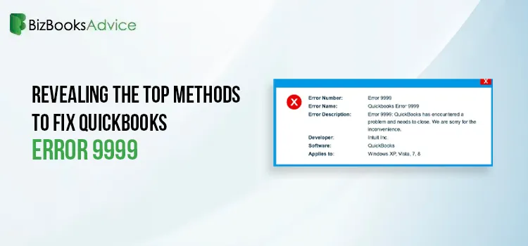 QuickBooks Error 9999