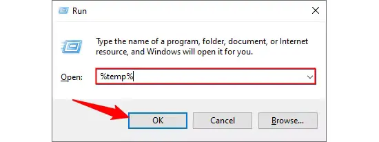 Windows + R keys together