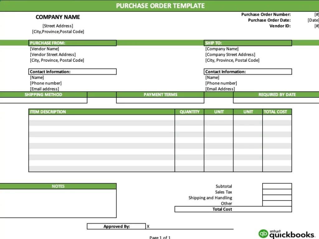 Purchase Orders Work