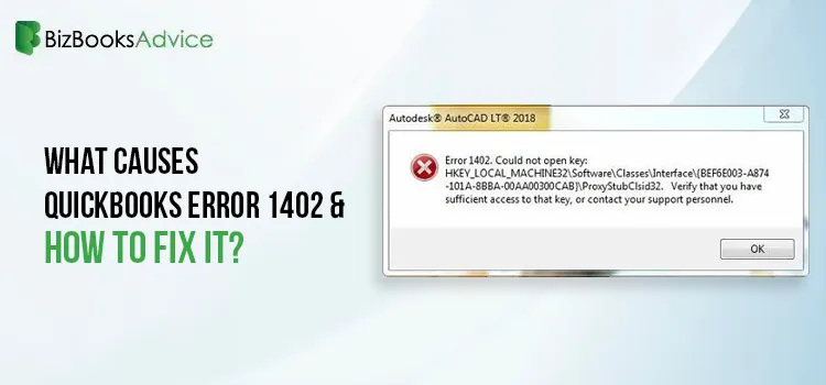 QuickBooks Error 1402