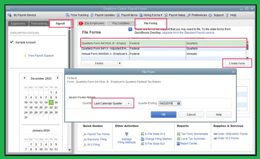 Create-Form-QuickBooks-Form-941-BizBooksAdvice