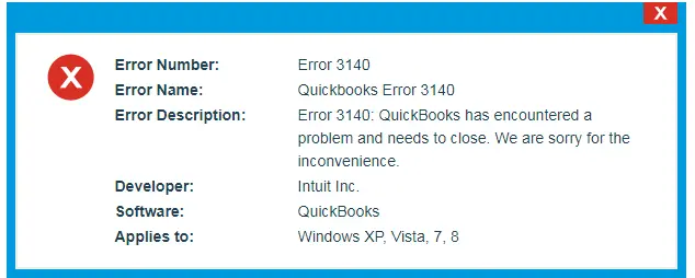 QuickBooks-Status-code-3140- BizBooksAdvice