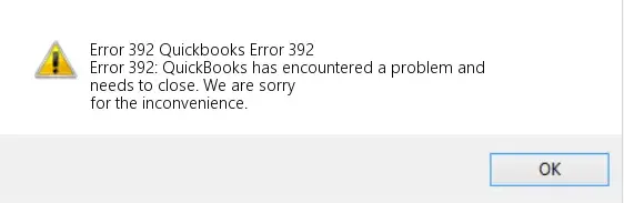 FIxQuickBooks Error 392