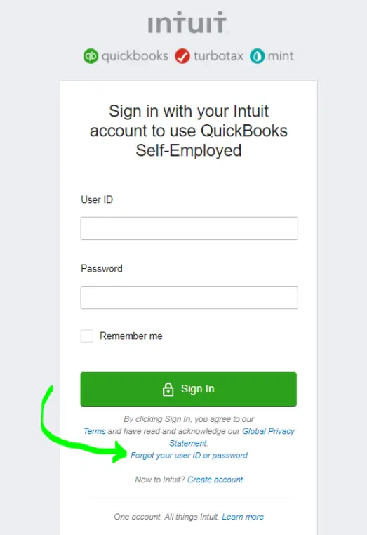 Fix QuickBooks Self-Employed Login Issue