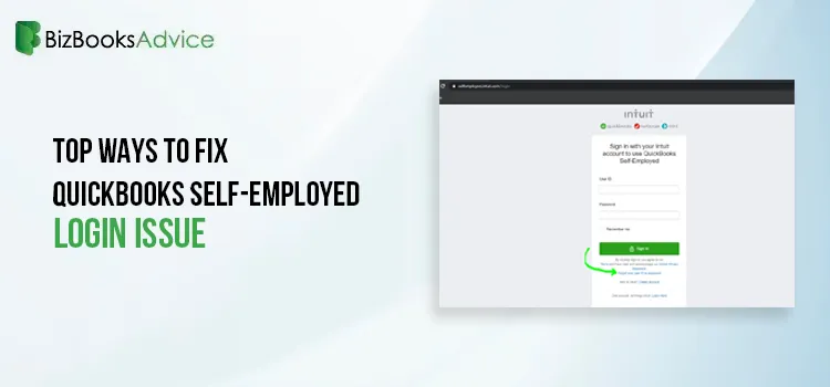 Fix QuickBooks Self-Employed Login Issue
