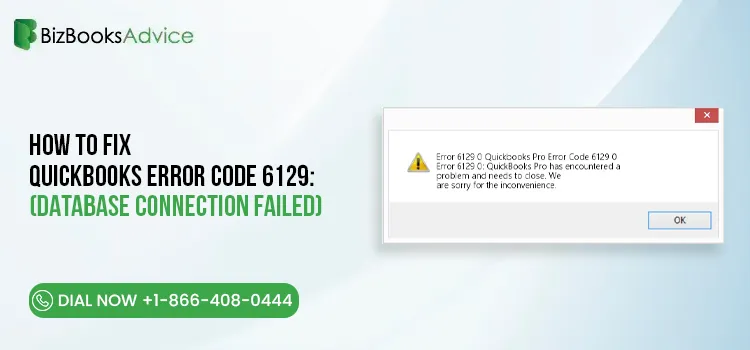 QuickBooks Desktop Error -6129, -0