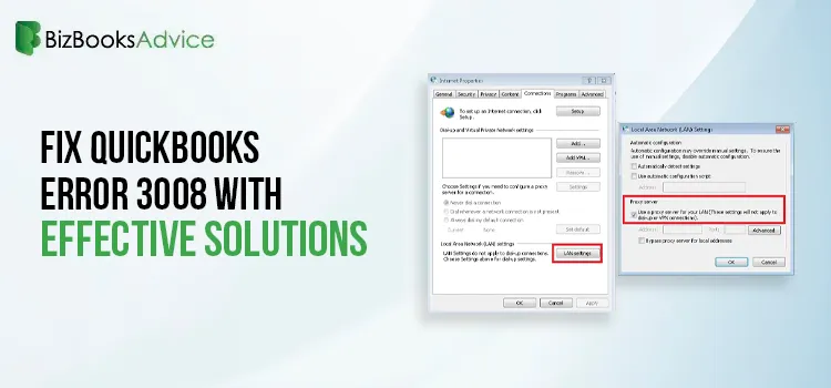 Fix QuickBooks Error 3008