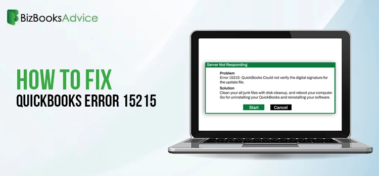 Fix QuickBooks Error 15215 – Easy Guide
