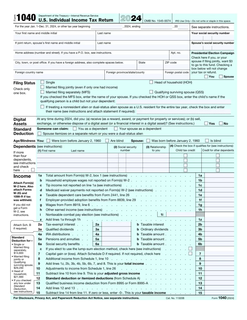 what is form 1040