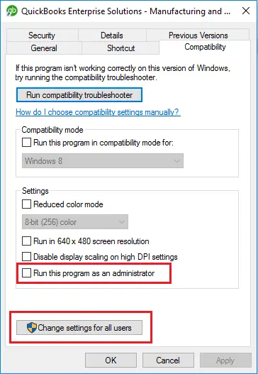 Run as Administrator