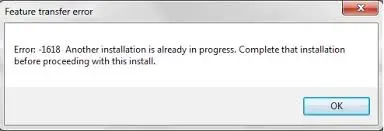 fixing the 1618 QuickBooks error