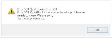 how to fix QuickBooks error 503