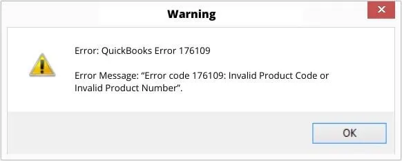 QuickBooks POS Error 176109