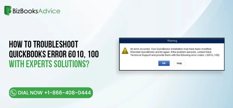 QuickBooks warning error message 6010 100.