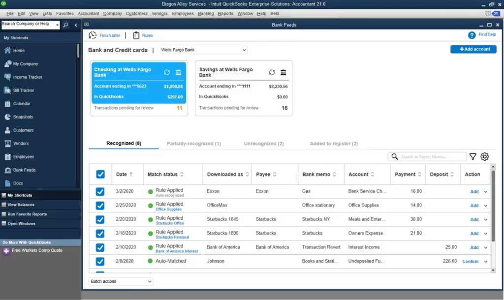 Bank Feeds not working | Intuit