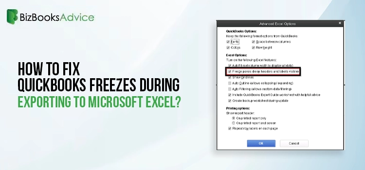 QuickBooks freezes during exporting to Microsoft excel free
