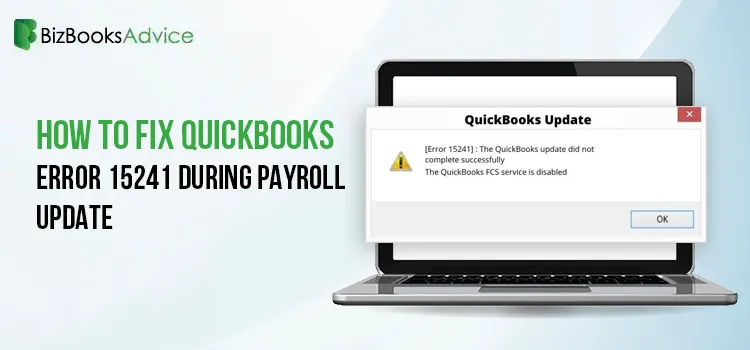 QuickBooks error 15241 payroll update