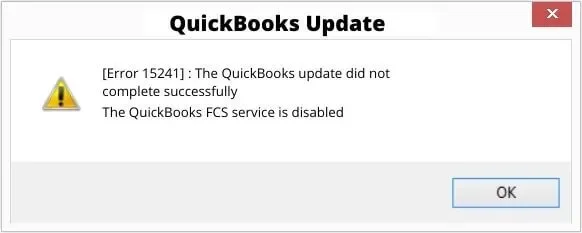 QuickBooks error 15241 payroll update