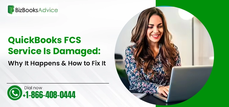 QuickBooks FCS service is damaged Windows 10