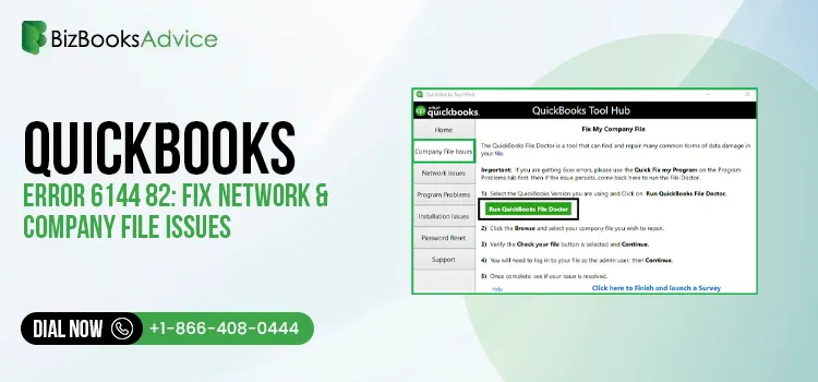 QuickBooks error message 6144 82