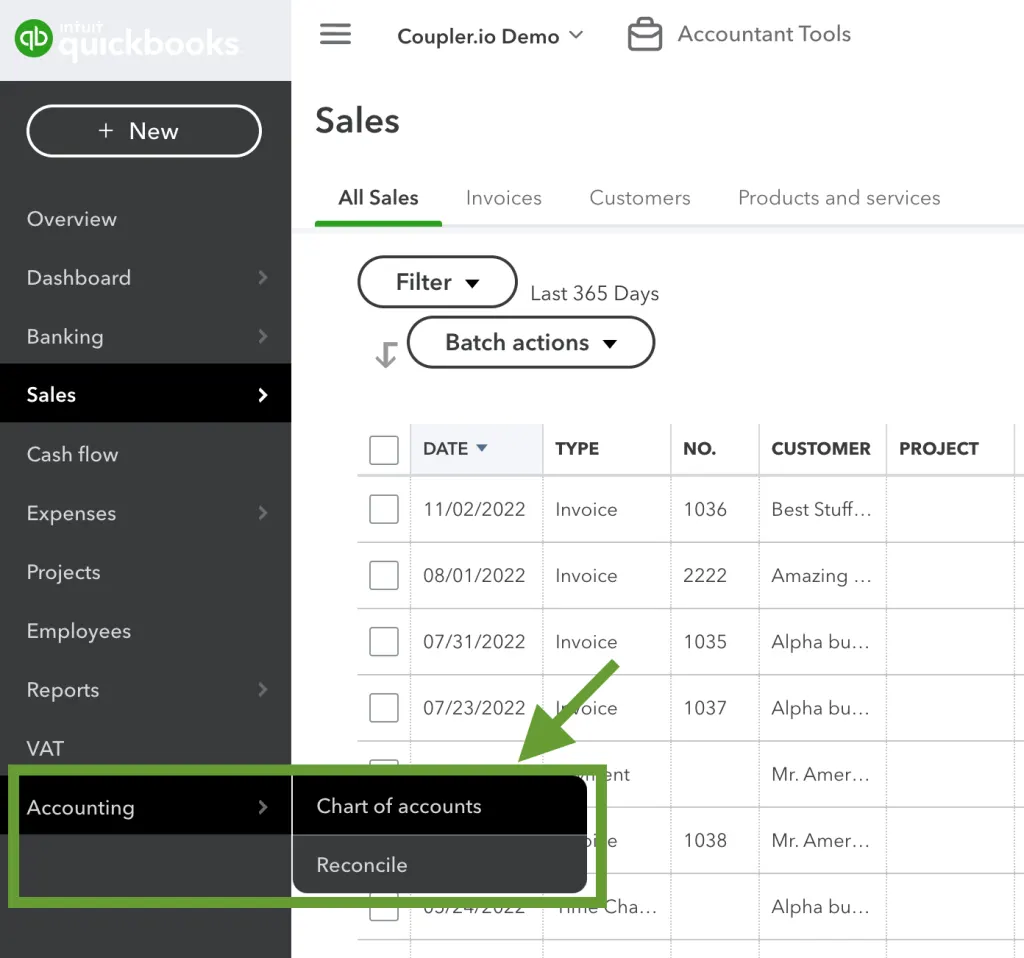 How to Export Chart of Accounts in QuickBooks