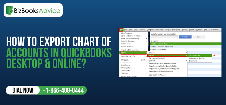 How do i export our chart of accounts - QuickBooks