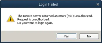 QuickBooks error 401