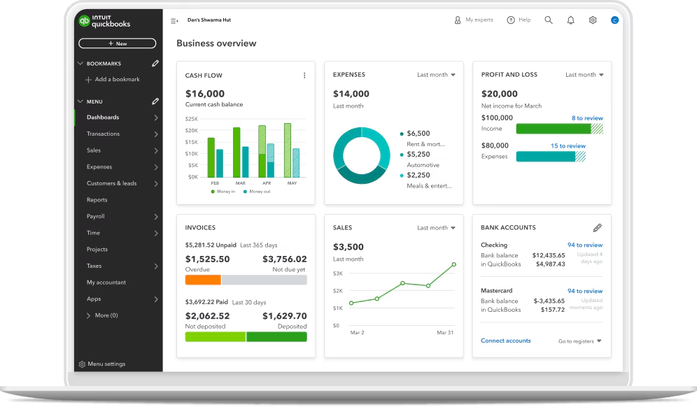 QuickBooks Online Canada®: Smart Business Solutions